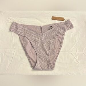 SKIMS LOGO MESH CHEEKY BIKINI